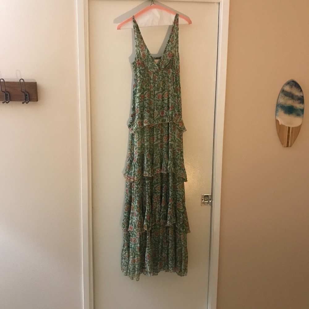 Bohemian Green Miss June Paris Dress (OS)